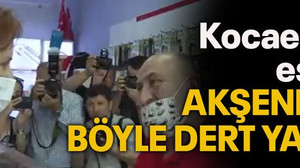 Kocaeli'de esnaf Akşener'e böyle dert yandı